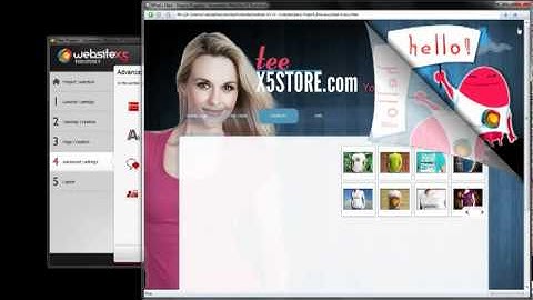 Create a website with WebSite X5 9 - Step 4 - YouTube.flv