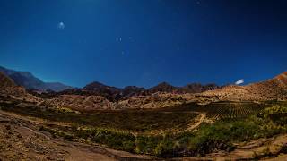 La noche en Estancia Uspallata