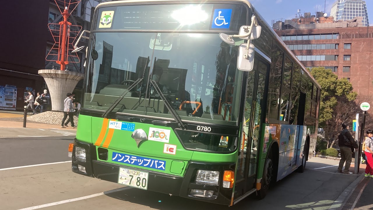 都営バス前面展望 車窓 東京タワー→赤羽橋駅前・目黒駅前/ 橋86 東京