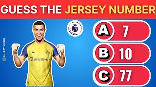 Guess The JERSEY NUMBER of Football Players | Football Quiz #football #footballquiz