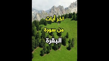 اخر آيات من سورة البقرة