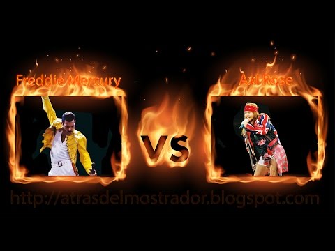 Freddie Mercury (Queen) VS  Axl Rose (Guns N Roses & AC/DC)