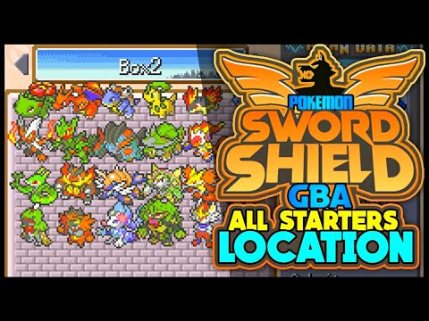 All Starter Locations Pokemon Sword and Shield GBA + Isle of Armor 