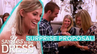 Bride Receives A Surprise Proposal At The Salon! | Say Yes To The Dress