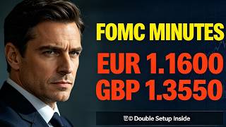 ⚠️ FOMC Minutes TOMORROW! EUR/USD & GBP/USD Double Setup 🚨#EURUSD #GBPUSD #FOMCM