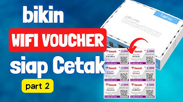 CARA BIKIN VOUCHER DI MIKROTIK DAN MIKHMON SIAP CETAK