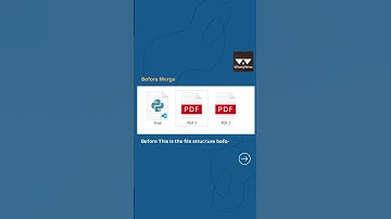 How to Merge PDF using PyPDF2 | Python Tips and Tricks Shorts #22 | #shorts