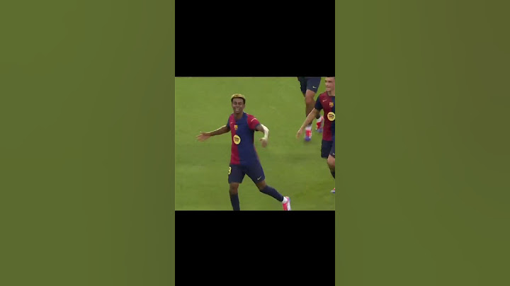 primeiro gol do lamine yamal na temporada #lamineyamal #barcelona