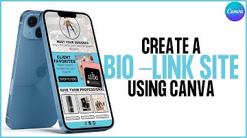 Create A Bio Link Website In Canva | 25 Days of Canva 22