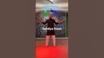 Learn 5 Basic Dandiya Steps❤️#dandiyadance#garbasteps#easydancesteps#tutorial #dancetutorial