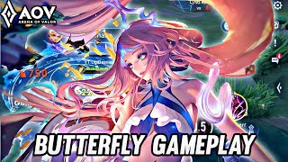 BUTTERFLY GAMEPLAY | BUILD SUSTAIND - ARENA OF VALOR