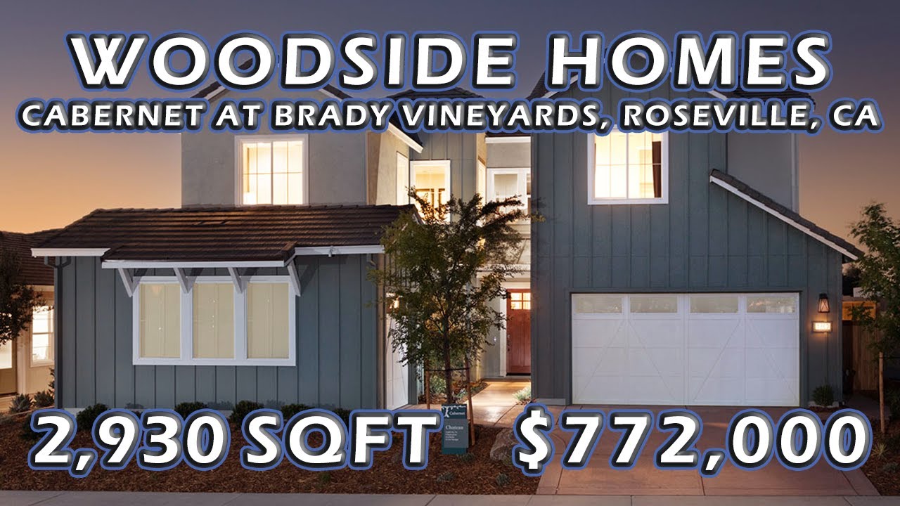 Woodside Homes 2930 sqft Brady Vineyards, Roseville, CA Sacramento