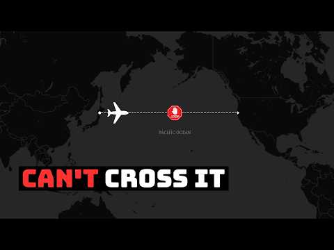 Why Almost No Planes Fly Across the Pacific Ocean?