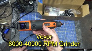 QTR 144 Vevor 8 40k RPM Hand Grinder