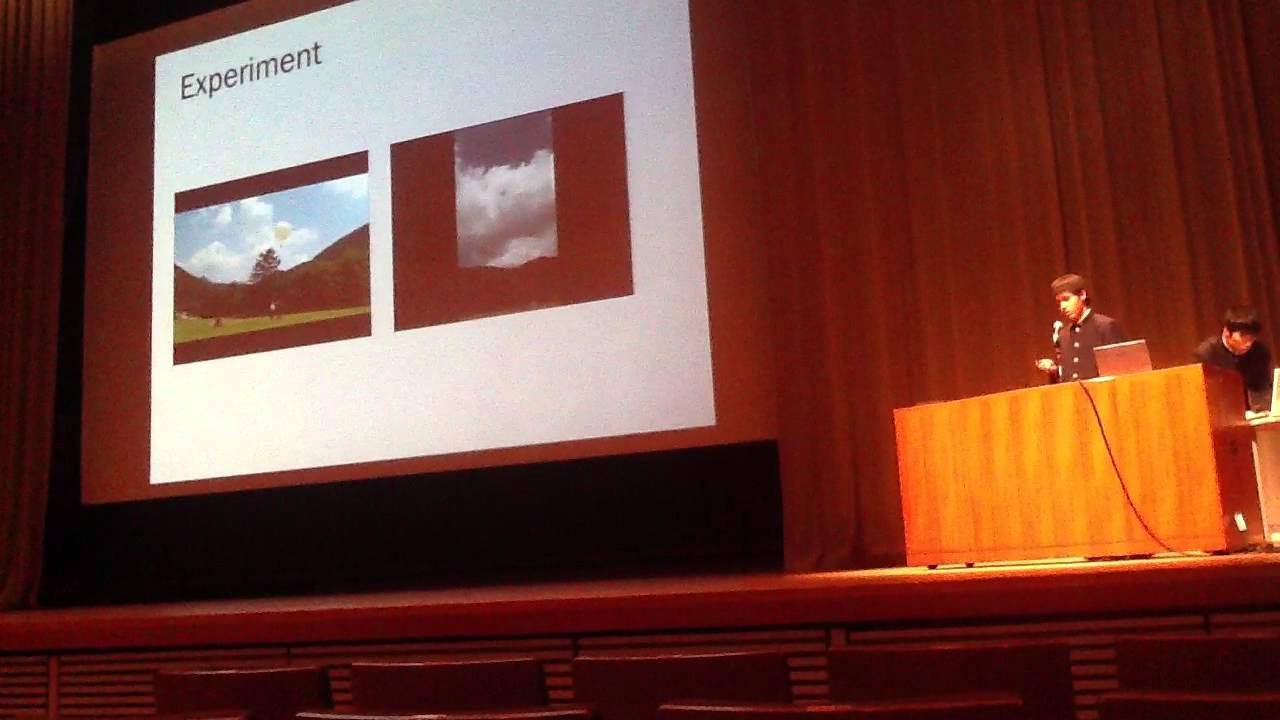Kokutaiji High School Presentation at the Super Science High School