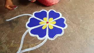 Tamil Puthandu Special flowers padi kollam//Tamil New Year Rangoli//Ugadi Muggulu//02