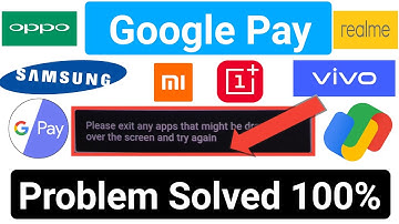 please exit any apps that might be drawing over the screen and try again | problem solve All mobile