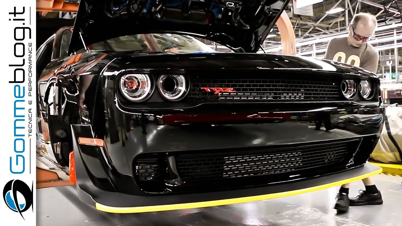2018 Dodge Challenger SRT Demon PRODUCTION CAR FACTORY YouTube