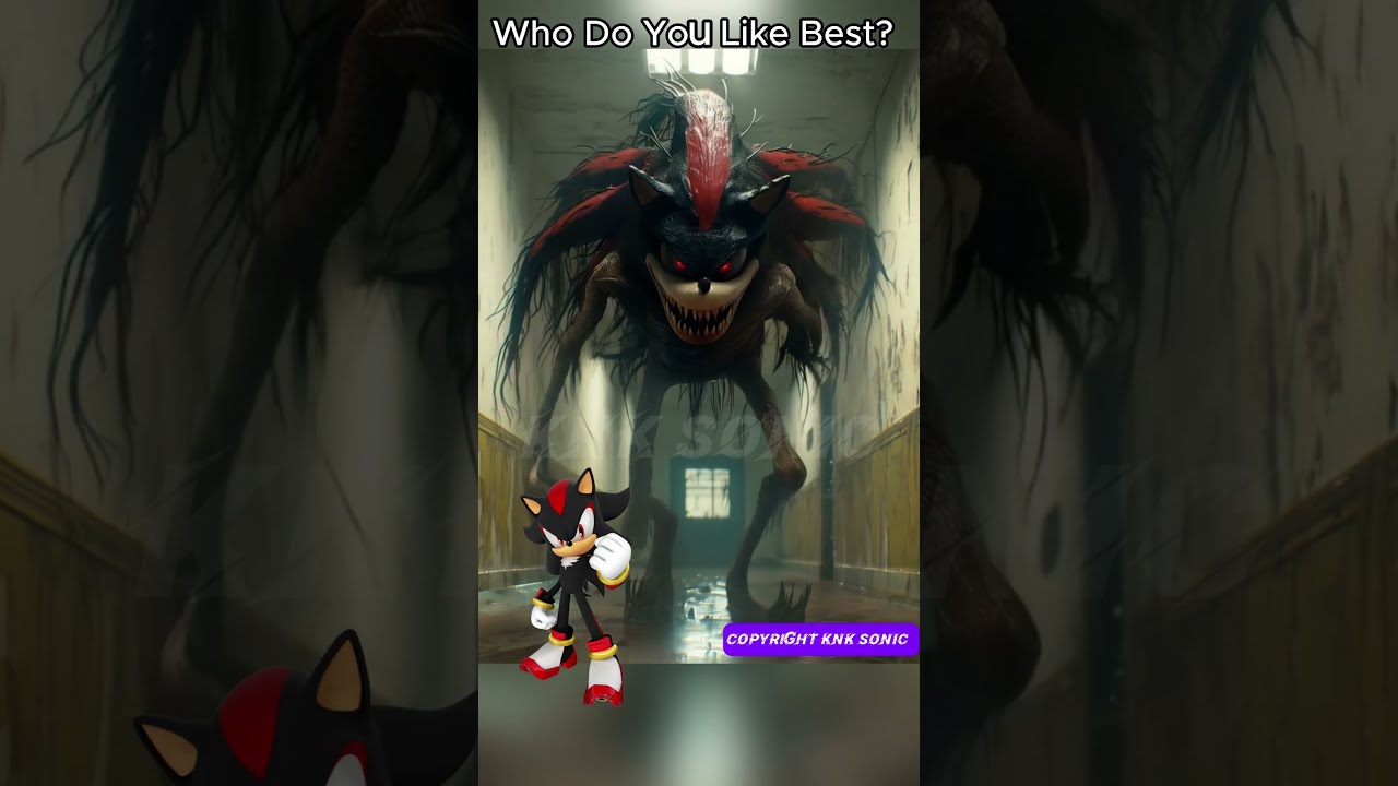 Sonic EXE The Long Limbed Terror Of Shadows Knucklesmedia Sonicthehedgehog Knksonic