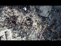 Drone pictures show immense destruction following an attack on the Maghazi refugee camp in Gaza