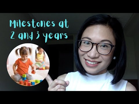 Toddler Developmental Milestones at 2 years and 3 years of age plus TIPS | Dr. Kristine Kiat