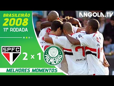 SÃO PAULO 2 X 1 PALMEIRAS 11° RODADA || BRASILEIRÃO 2008 | MELHORES MOMENTOS || #fyp