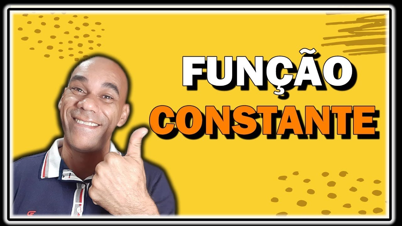 COMO É E QUAL O GRÁFICO DE UMA FUNÇÃO CONSTANTE? - YouTube