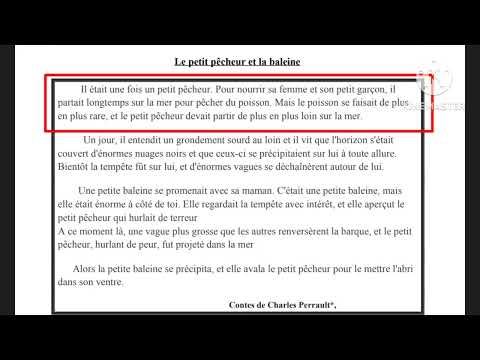 الفرض الأول للدورة الأولى - مستوى السنة الأولى الإعدادية (فهم ولغة)