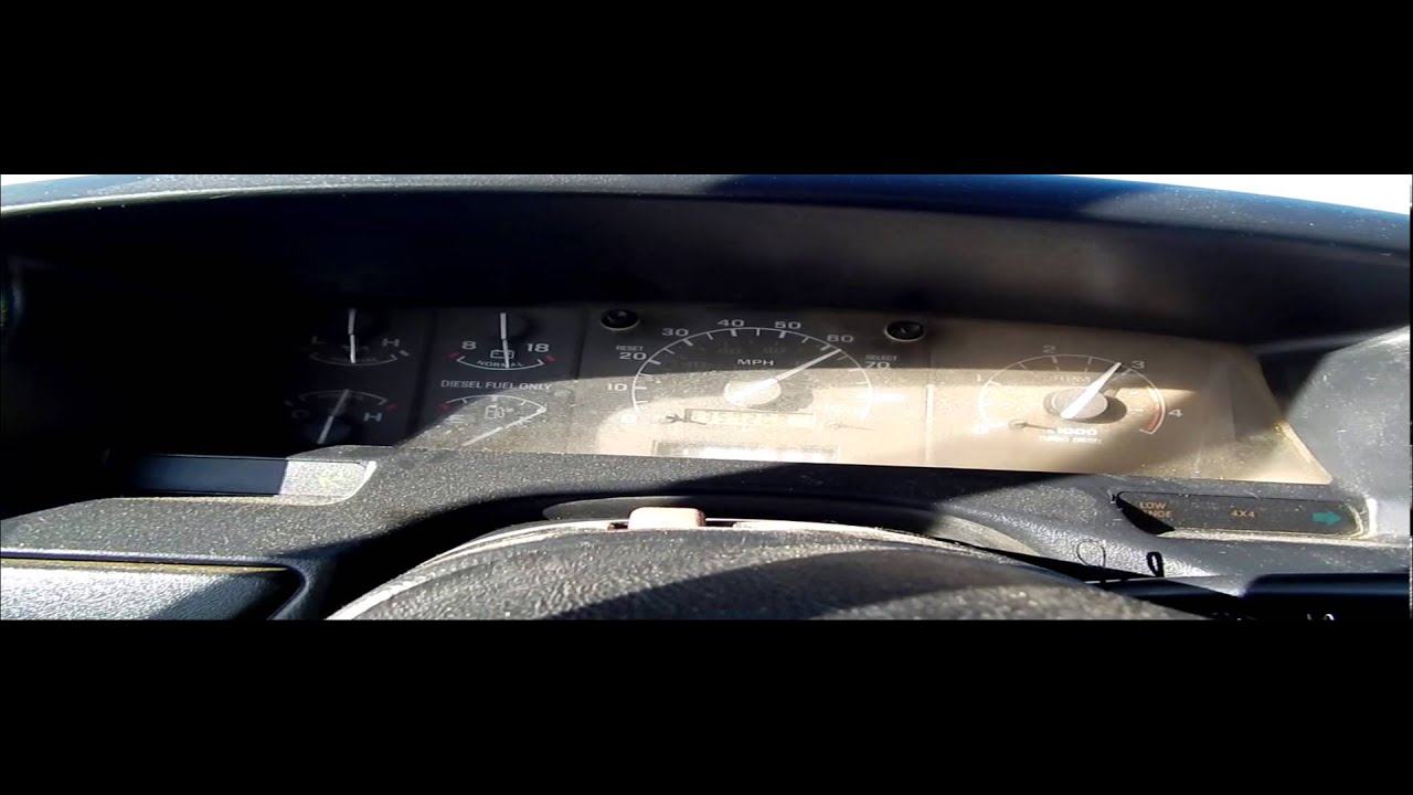 1996 Ford F-250 7.3 Powerstroke 0-60 - YouTube