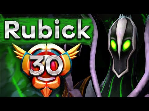 Видео: 30 LVL Рубик напрягает всю карту! - Rubick 7.34 DOTA 2