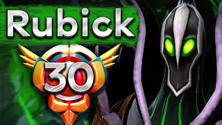 30 LVL Рубик напрягает всю карту! - Rubick 7.34 DOTA 2