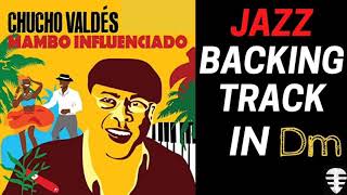 Video thumbnail of "Mambo Influenciado D minor Backing Track | Chucho Valdés salsa jazz play along"
