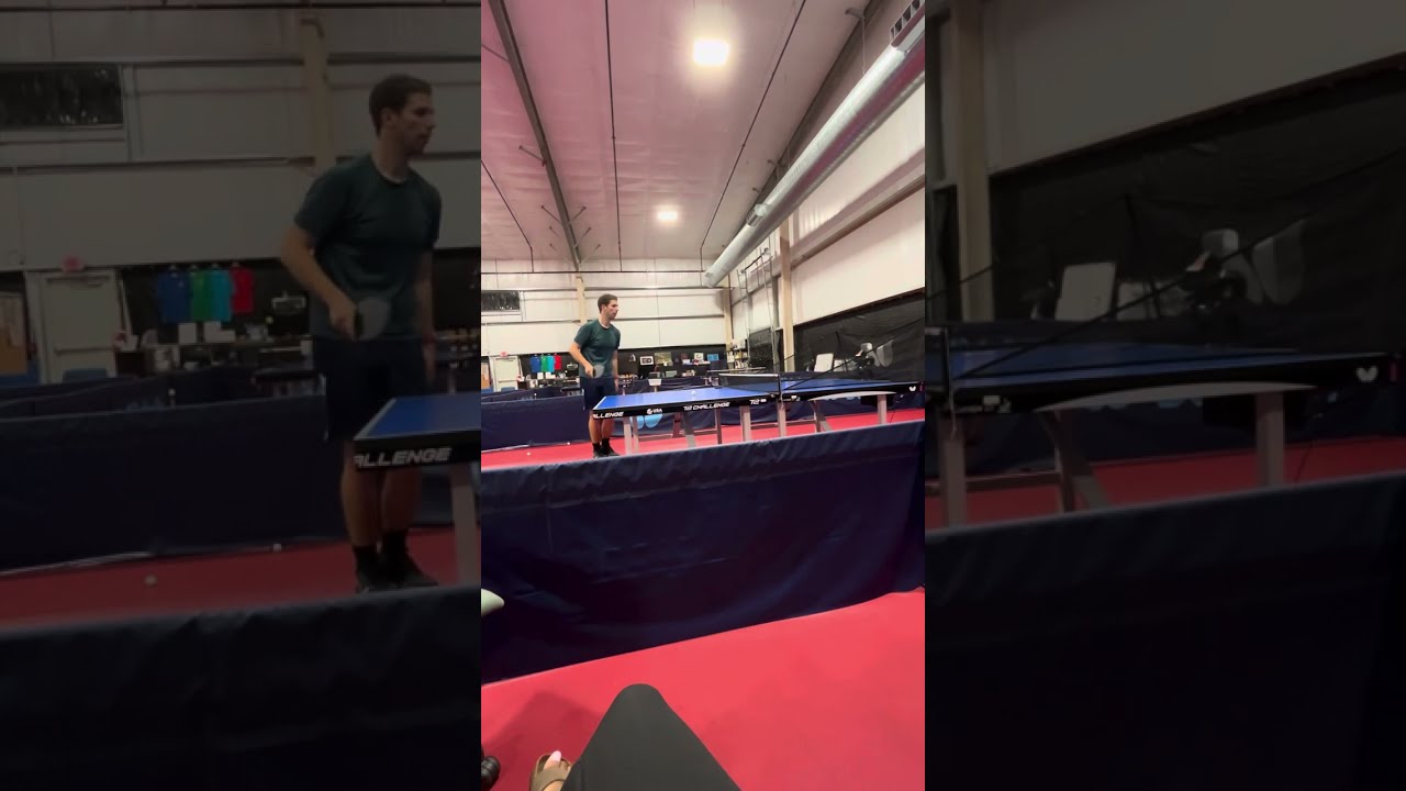 Medium soft rubbers on fh and medium hard rubbers on bh TableTennisDaily