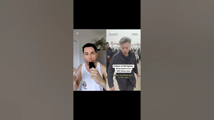 Children of ISIS fighters throw stones at NBC news crew #wachy