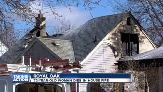 72-year-old woman dies in house fire in Royal Oak