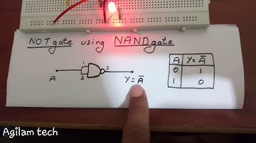 NOT gate using NAND gate