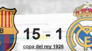 حقيقة فوز ريال مدريد على برشلونة 11-1 وخسارته 15-1 في الكلاسيكو !