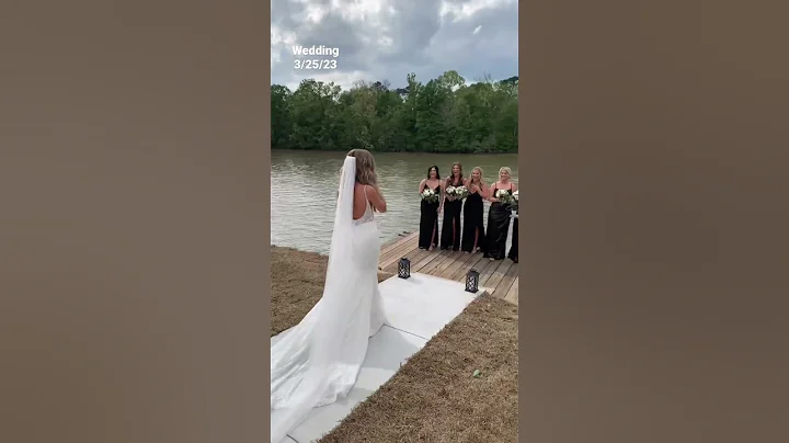 A beautiful & emotional #bride reveal to her #bridesmaids #weddingsbyallie #weddings #weddingday