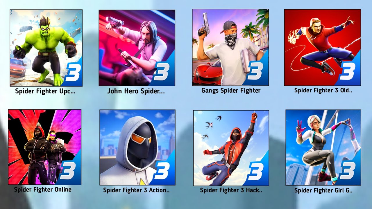 I Play All Spider Fighter 3 Dev Games & Spider Fighter Online!