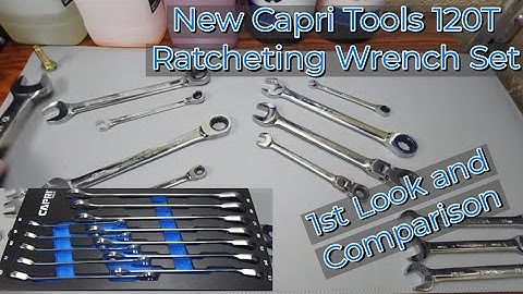 New Capri Tools 120T Reversible Ratcheting Wrenches VERY NICE