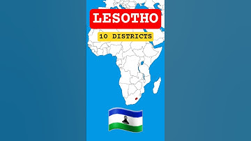 10 districten van Lesotho 🇱🇸