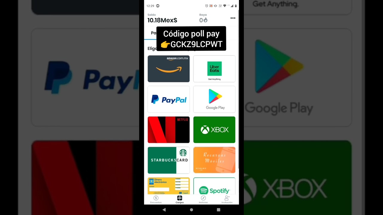 poll pay code invitation | referral code