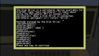 Tutorial ComputerCraft Mod #23 - Periféricos DiskDrive e Bloco de Comando