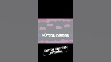 언리얼엔진 5.6 모션디자인  | 2D MOTION DESIGN
