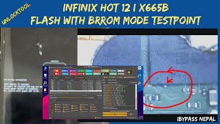 Infinix hot 12i X665b test point broom mode fix, infinix hot 12i x665b dm verify error fix 100%