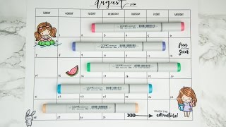 Cute DIY Monthly Calendar