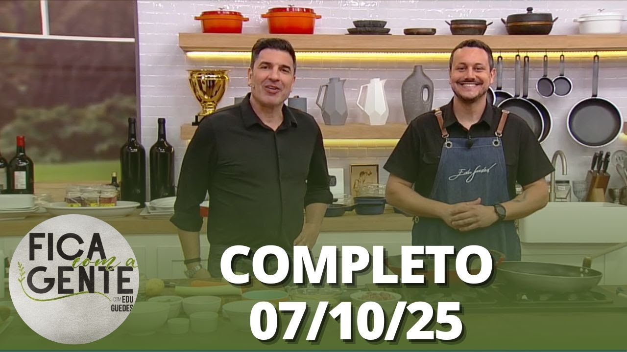 Fica com a Gente: Sanduíche de cookies; Gratinado de carne com batata e mais (07/10/25) | Completo