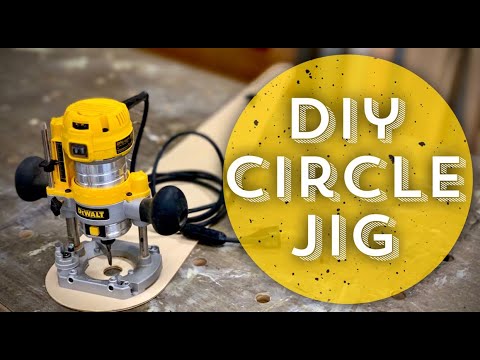 DIY CIRCLE JIG | How to Make a Circle Jig for Your Router