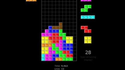 Jstris - Tetris 40 Lines Sprint - 20,668 Seconds