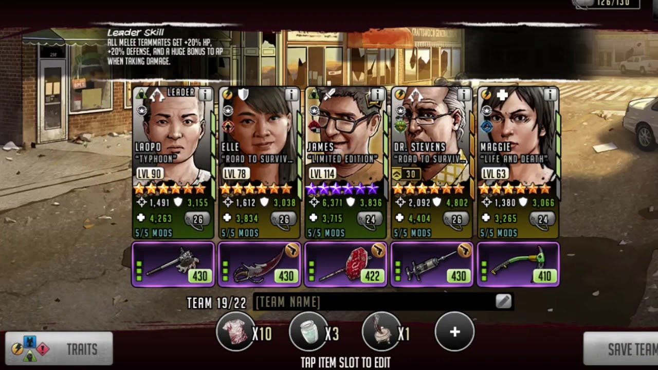 Elle - Hell Wheel Toon - The Walking Dead: Road To Survival TWD